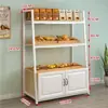 Balcão Ilha Expositores para Bolos de Padaria Vitrine Expositora Multicamadas Prateleiras para Panificação Supermercado Estilo Celebridade da Internet