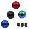 Ventas directas de fábrica coche modificado manual Universal Cabeza de palanca de cambios aleación de aluminio bola redonda cabeza de mango de cambios varilla de unión redonda cabeza de onda