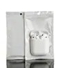 Bolsa de plástico translúcida con forma de hueso Yin y Yang, con película de perla blanca, para empaquetar carcasas de teléfonos móviles, mascarillas, cables de datos y autosellado.