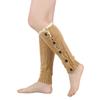 Calcetines de encaje de lana transfronterizos 5 botones cubrebotas de punto calentador de pies para padres e hijos calentador de piernas de lana para niños europeos y americanos