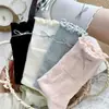 Calcetines Finos de Primavera para Niñas, Calcetines Transpirables de Encaje, Calcetines de Media Pantorrilla con Lazo, Calcetines Versátiles para Mujer, Estilo Dulce Japonés