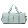 Bolsa de viaje de gran capacidad para yoga y fitness, con separación seca y húmeda, para zapatos al por mayor, para entrenamiento deportivo, logotipo