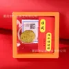 Ouro Puro 999 Moedas de Ouro Edição Ano do Cavalo Princesa Boa Sorte Adesivo para Celular Caixa de Presente Boa Sorte Gato da Sorte Deus da Riqueza Moedas de Ouro Atacado