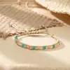 Pulsera Bohemia de Nicho de Cristal de Colores para Mujer, Diseño Estilo Ins, Pulsera Ajustable Hecha a Mano de Cuentas Pequeñas