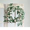Enredadera de rosas artificiales de alta gama, flor artificial de plástico para aire acondicionado, tubería, embellecimiento, bloqueo de puerta, decoración, arco, fondo, planta