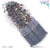 Amazon Nail Art Set 12 Cores Laser Misto Nail Polish Glue Nail Art Sequins Açafrão em Pó Nail Art Joias Drill