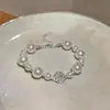 Pulsera de Perlas Irregulares, Estilo Francés, Exquisita, Lujo Ligero, Sensación de Alta Gama, Joyería de Diseñador de Nicho al por Mayor