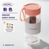 Taza de vidrio Fuguang, nueva taza de agua portátil para estudiantes de alto aspecto para niñas, taza de agua pequeña a prueba de explosiones de verano con escala