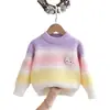 Suéter Infantil para Niñas Otoño e Invierno Nuevo Estilo 2026 Ropa de Punto para Niños Pequeños Top para Niña de 4 Años Suéter de Bebé