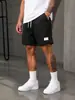 2026 Verano Europeos y Americanos Hombres Color Sólido Cordón Deportes al Aire Libre Casual Pierna Recta Pantalones Cortos Frescos En Stock