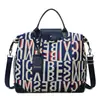 Bolsa de Viagem Casual Portátil com Estampa da Moda de Grande Capacidade para Homens e Mulheres, Bolsa Transversal Esportiva para Fitness, Leve, Bolsa de Armazenamento de Bagagem