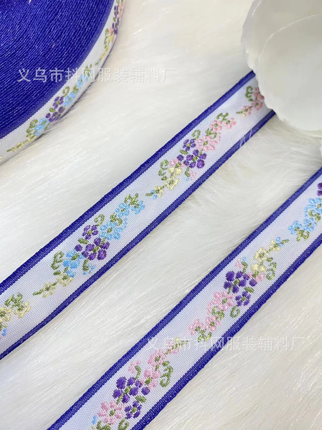 2cm提花刺绣织带
