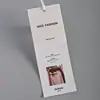 Novas Etiquetas de Roupa Tendência Estilo Coreano Personalizadas Textura Personalizada Fita Grossa Etiquetas de Roupa Personalizadas Marcas Universais