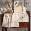 Traje de Verano y Primavera 2026 Nuevo Transfronterizo Europeo y Americano Casual Color Sólido Estilo Vacacional Top sin Mangas con Botones y Shorts para Niñas