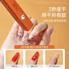 Lámpara Magnética de Doble Propósito de Línea Recta para Manicura, Lámpara de Mano, Lámpara de Secado de Uñas de Cuero Naranja, Lámpara de Manicura de Secado Rápido con Almacenamiento de Energía