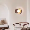Lámpara de pared de travertino amarillo para dormitorio, lámpara de pared vintage para leer en el estudio, luz ambiental, lámpara de pared para mesita de noche, accesorio de iluminación ajustable
