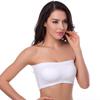 Venta al por mayor transfronteriza, gran oferta, top de tubo de doble capa de talla grande con almohadilla para el pecho, ropa interior sin costuras, vestido inalámbrico con pecho envuelto