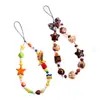 Colgante Mini para Teléfono Móvil Cadena Colgante Ins Cuerda para Teléfono Móvil Cadena para Teléfono Móvil Colgante de Cadena Lanyard Estampado de Leopardo Diyccd Cuentas