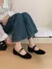 Novos sapatos de outono estilo coreano, bico redondo, com aumento interno de altura, sola macia, confortáveis e versáteis para o dia a dia