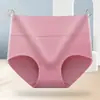 Ropa interior de algodón para mujer de cintura alta, color liso clásico, transpirable, cómoda, algodón puro, entrepierna antibacteriana, bragas moldeadoras de abdomen y elevadoras de glúteos