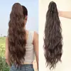 Peluca de pelo rizado estilo europeo y americano, onda de agua, rizo de lana, cola de caballo, pinza de garra grande, trenza de raíz, coleta alta, trenza de peluca