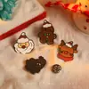 Broche de Papá Noel Europeo y Americano Atmósfera Lindo Pin Personalidad Festiva para Mujer Insignia Creativa Hebilla de Pin de Dibujos Animados Decoración