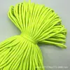 En Stock 5mm Poliéster Colorido Puntos Patrón Trenzado Cordón DIY Correa para Bolso Hecha a Mano Cuerda para Paraguas Llavero Cadena para Teléfono