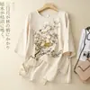 Bordado Gran Marca Liquidación Fin de Temporada Lino Camisa Pequeña Top Mujer Bordado Pesado Holgado Delgado Algodón Lino Manga Corta Camisa Top