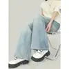 Jeans Acampanados Brillantes con Pedrería, Estilo Nuevo Primavera 2026 para Mujer, Cintura Alta, Caída Suelta, Modernos, Adelgazantes, Pantalones Acampanados No Ajustados