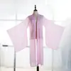 Novo Hanfu Fada Traje Antigo Traje de Dança Antigo Traje de Formatura Traje de Performance Estudantil Traje de Namorada Estilo Longo