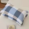 Relleno de almohada para dormitorio estudiantil, almohada alta que no se aplasta, juego de dos, fundas de almohada extraíbles y lavables, almohada de soporte para la columna cervical para el hogar