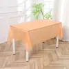 Nuevo Mantel de Película de Aluminio Pe Personalizado Color Sólido Impermeable Ins Accesorios de Decoración para Fiestas Mesa Cuadrada Mesa de Comedor Plegable Venta al por Mayor