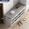 Estante Angosto Simple para Zapatos de Interior Atractivo Económico Puede Sentarse en la Entrada Zapatero Taburete para Cambiar Zapatos Estante de Almacenamiento para Esquina del Hogar Integrado