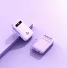 Batería externa de 20000 mAh con cuatro cables incorporados, carga rápida de 20 W, pantalla digital inteligente, gran capacidad y se puede llevar en aviones