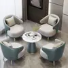 Conjunto Simples e Luxuoso de Sofá e Mesa de Centro para Reunião para Lazer, Recepção de Hotel, Escritório de Vendas, Varanda, Salão de Beleza e Recepção de Convidados