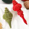 Bolas de Natal Veludadas Grandes, Multicoloridas, de Formato Único, Enfeites de Árvore de Natal Pintados, Bolas Decorativas para Atmosfera Festiva, Personalizáveis