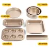 Juego de herramientas para hornear, moldes para pasteles, accesorios para horno, suministros para hornear, juego pequeño de pan para uso doméstico, molde para hornear apto para principiantes