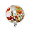 Nuevos globos de pie grandes y mini navideños transfronterizos en forma de muñecos de nieve, Papá Noel y árboles de Navidad para decoraciones de fiesta