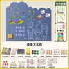 Pizarra Educativa Infantil Pegatina de Pared Magnética Pequeña Pizarra de Dibujo Graffiti sin Polvo Borrable Pizarra Magnética para Bebés Pizarra Blanca Colgante de Pared