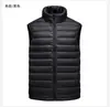 Chaleco de plumón nuevo Otoño/Invierno 2021 para mujer, corto, ligero, cálido, con cuello alto, chaqueta de moda casual
