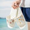 Sandalias y Pantuflas Plegables de Viaje Lidani para Mujer Cuatro Estaciones Portátiles Viaje Hotel Vacaciones Antideslizantes Hogar Pareja Baño