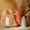 Lanternas de Vento de Bambu Personalizadas, Lanternas de Flores de Chão Tecidas à Mão, Decorações de Feriado para Sala de Estar, Lanternas de Vento e Castiçais para Hotel B&B