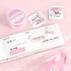 Conjunto de Fitas Washi Amante de Letras Série Prelúdio da Selvageria da Primavera Decoração de Colagem de Listras Básicas Simples e Frescas