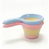 Nai Fu Fu Cubo Plegable Lindo para Baño de Niños, Plástico Espesado Hogareño Cocina Cuchara para Lavar Arroz