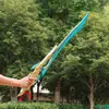 Guan Yu Hoja de Dragón Verde Media Luna Lu Bu Alabarda Fang Tian Juguetes Periféricos de los Tres Reinos Espadas Armas de Plástico PP Arma de Zhang Liao