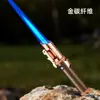 Bússola Spot Douyin Lança-chamas Portátil Quebra-vidros Queimar Pelo de Porco Lanterna de Chama Intensa Lanterna de Jato Direto à Prova de Vento Acendedor