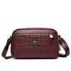 Bolso de Cuero Suave de Moda para Mujer 2026 Bolso de Hombro Cruzado de Moda para Madres de Mediana Edad Bolsillo para Monedas para Teléfono Móvil