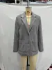 ZA comercio exterior transfronterizo en stock estilo europeo y americano marca Z 2026 nuevo blazer de lana con solapa de moda para mujer