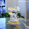 Soporte de Exhibición Acrílico para Marca Water Light Pantalla de Escritorio en Sala de Transmisión en Vivo de Belleza Médica