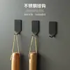 Ganchos de Acero Inoxidable 304, Ganchos Adhesivos Fuertes sin Taladro para Cocina y Baño, Ganchos de Pared Adhesivos de Acero Inoxidable